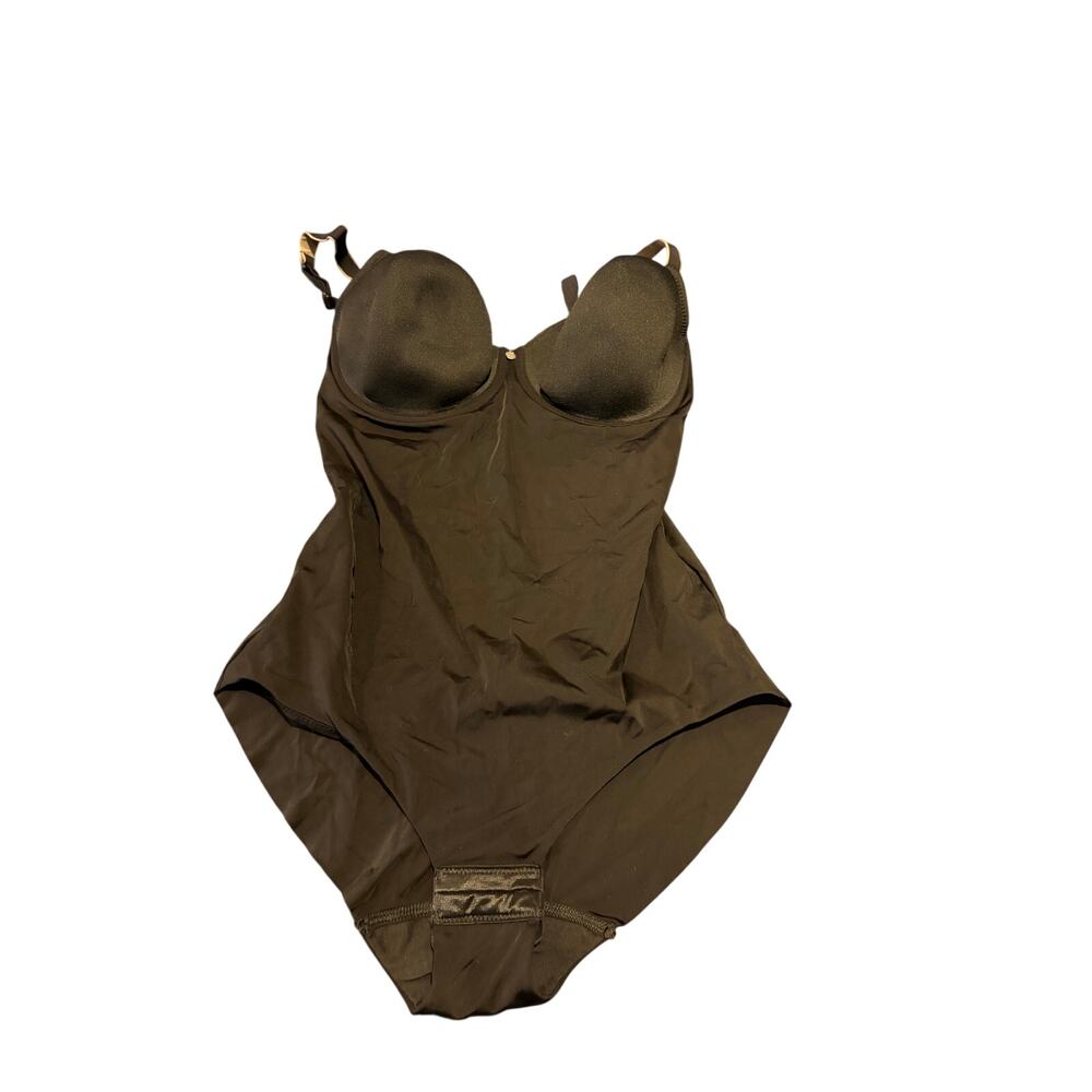 Conturelle Black Reshape Strapless Shaping Underwire Padded Bodybriefer 34C-NWT